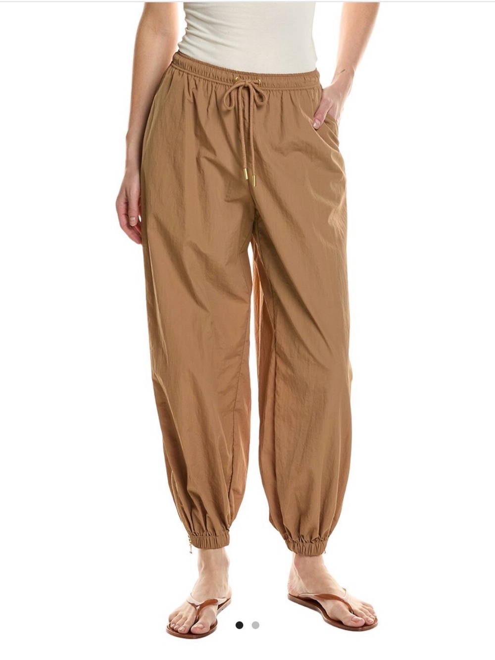 NEW L'AGENCE mariko jogger in cinnamon swirl size medium